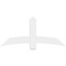 Ekena Millwork Bellingham Architectural Grade PVC Gable Bracket, 60"W x 27 1/2"H x 4"D x 6"F, 11/12 Pitch GBP060X28X0406BEL00 - alternate 3